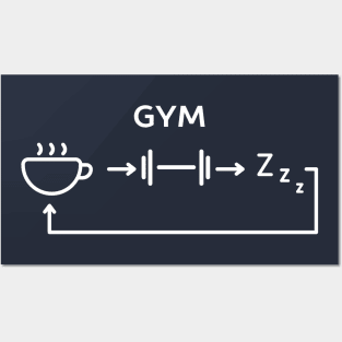 Funny Gym Life T-Shirt Posters and Art